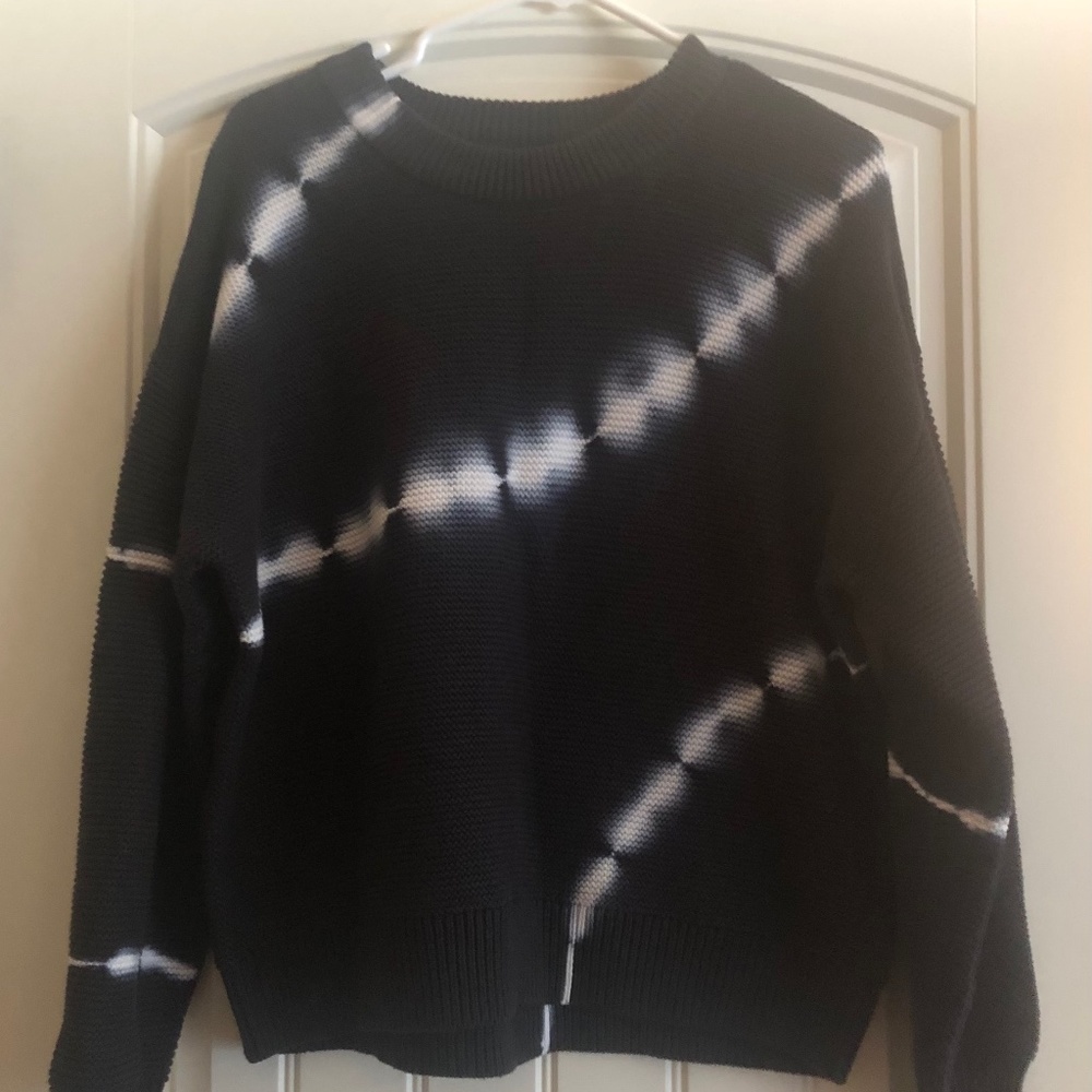 Navy Blue Tie Dye Sweater